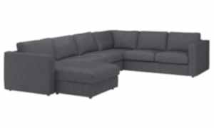 Диван 5-местный угловой